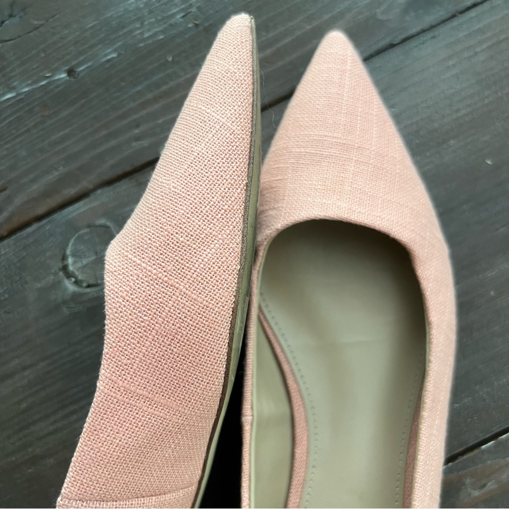 Sam Edelman canvas flats pointed toe pink 7.5 EUC - Picture 4 of 5